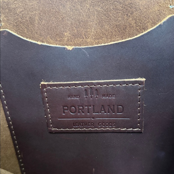 Portland Leather Goods Brown Leather Tote | Crossbody - Picture 2 of 8
